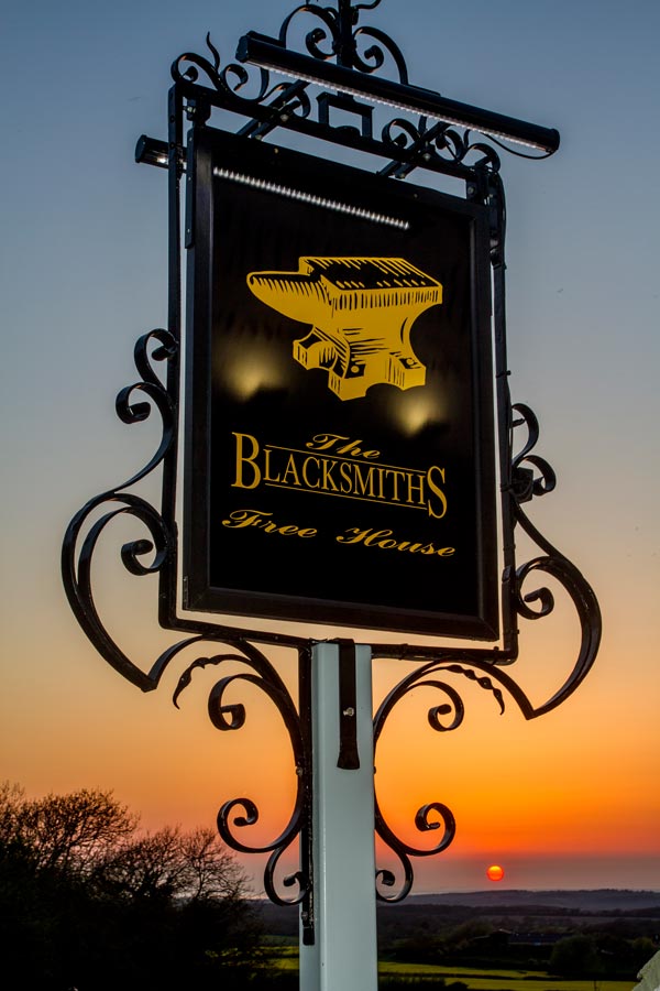 Blacksmiths pub sign